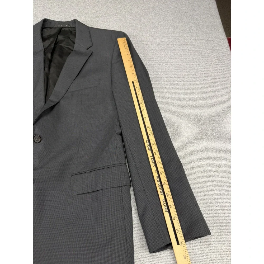 Hugo Boss Hugo Boss James4/Sharp6 Super 100 Grey Virgin Wool Blazer Mens US 42R